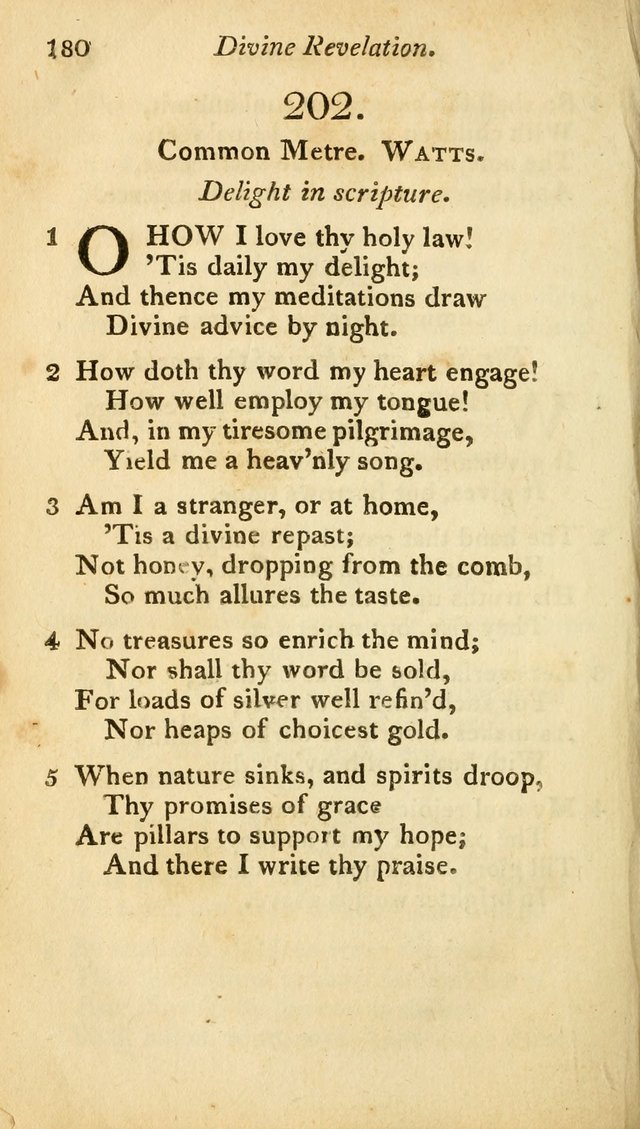 A Selection of Sacred Poetry: consisting of psalms and hymns from Watts, Doddridge, Merrick, Scott, Cowper, Barbauld, Steele, and others (2nd ed.) page 180