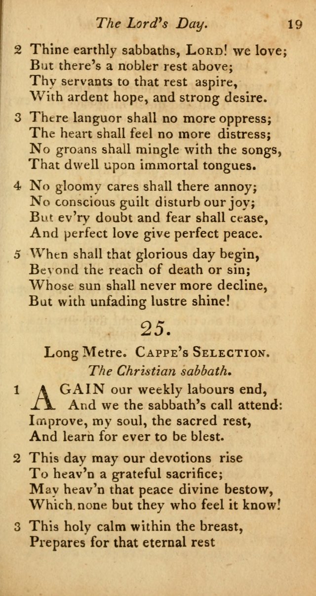 A Selection of Sacred Poetry: consisting of psalms and hymns from Watts, Doddridge, Merrick, Scott, Cowper, Barbauld, Steele, and others (2nd ed.) page 19