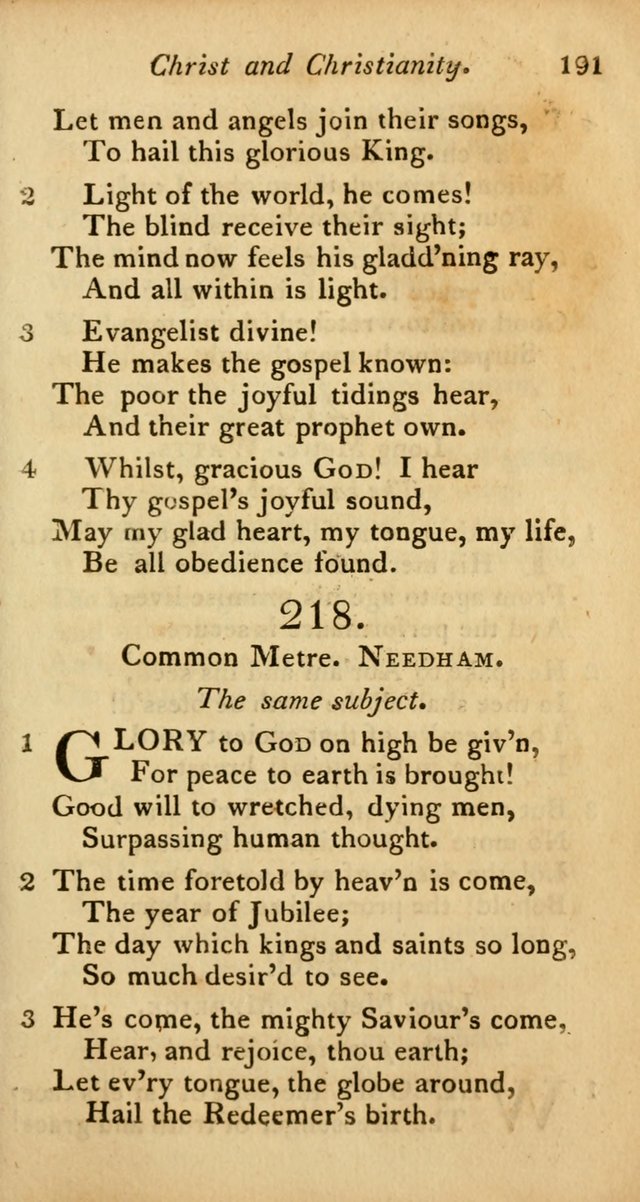 A Selection of Sacred Poetry: consisting of psalms and hymns from Watts, Doddridge, Merrick, Scott, Cowper, Barbauld, Steele, and others (2nd ed.) page 191