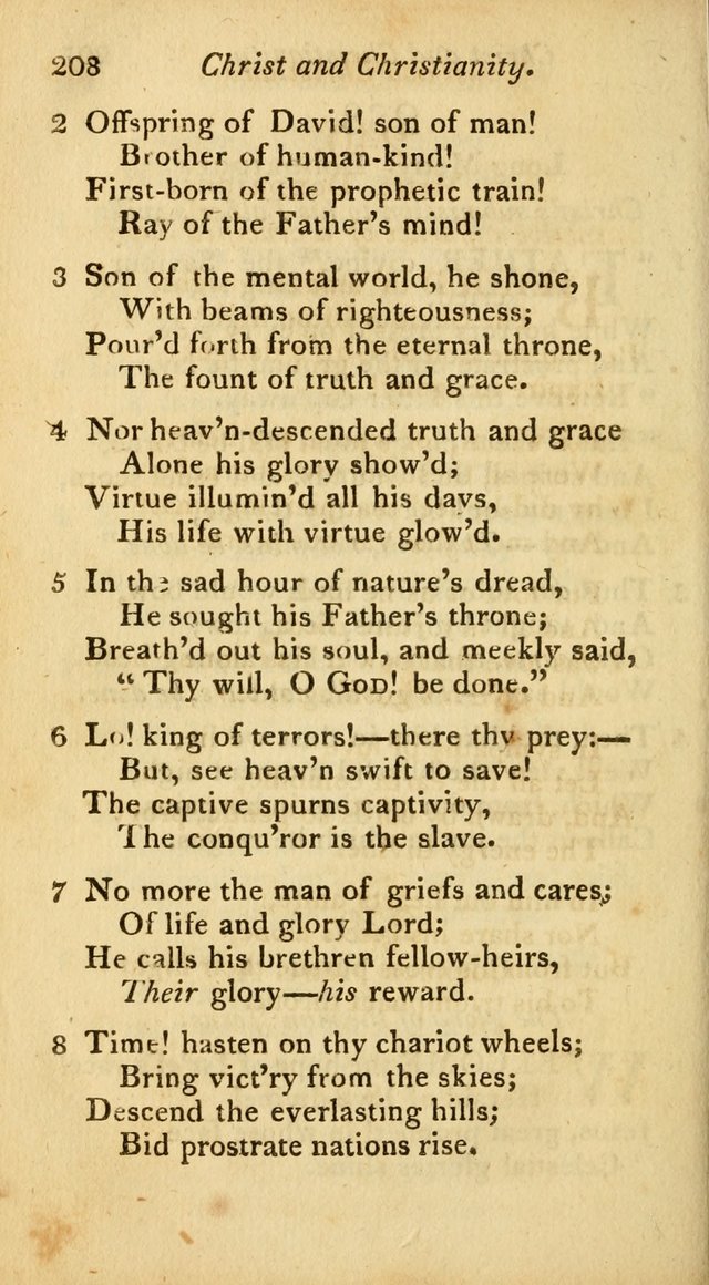 A Selection of Sacred Poetry: consisting of psalms and hymns from Watts, Doddridge, Merrick, Scott, Cowper, Barbauld, Steele, and others (2nd ed.) page 208