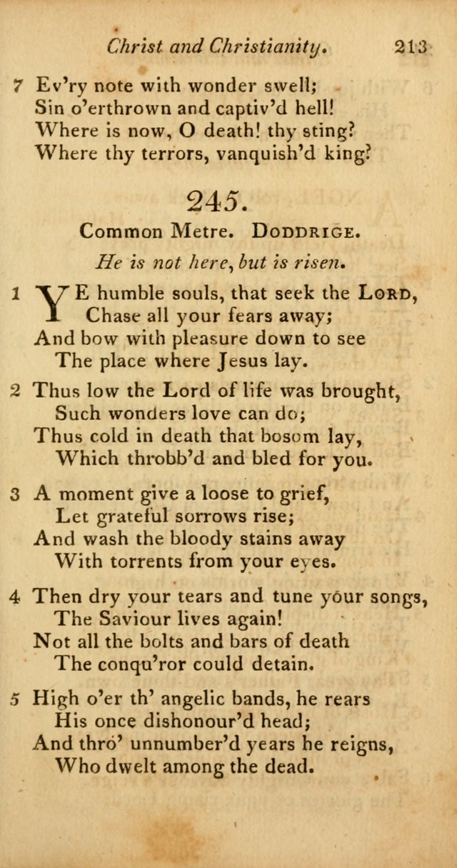 A Selection of Sacred Poetry: consisting of psalms and hymns from Watts, Doddridge, Merrick, Scott, Cowper, Barbauld, Steele, and others (2nd ed.) page 213