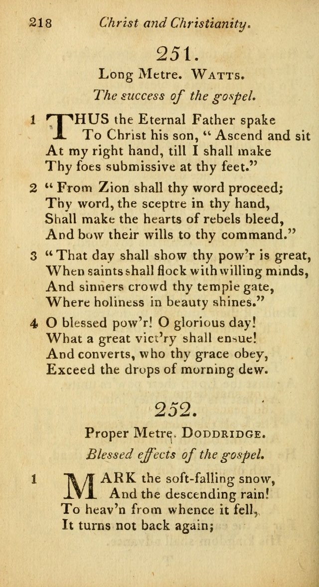 A Selection of Sacred Poetry: consisting of psalms and hymns from Watts, Doddridge, Merrick, Scott, Cowper, Barbauld, Steele, and others (2nd ed.) page 218