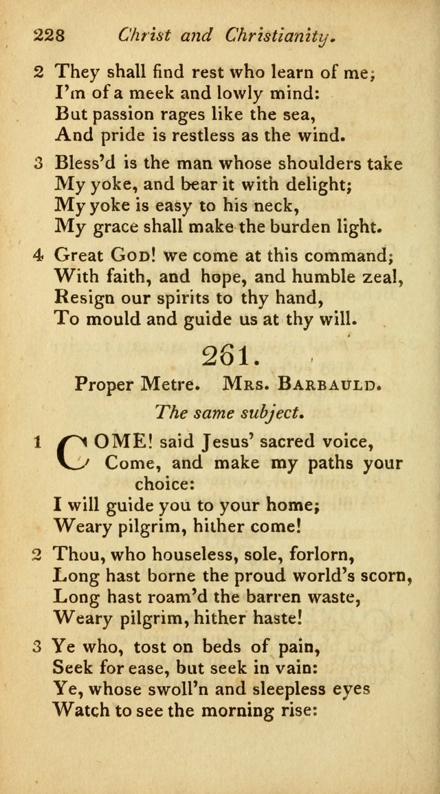 A Selection of Sacred Poetry: consisting of psalms and hymns from Watts, Doddridge, Merrick, Scott, Cowper, Barbauld, Steele, and others (2nd ed.) page 228