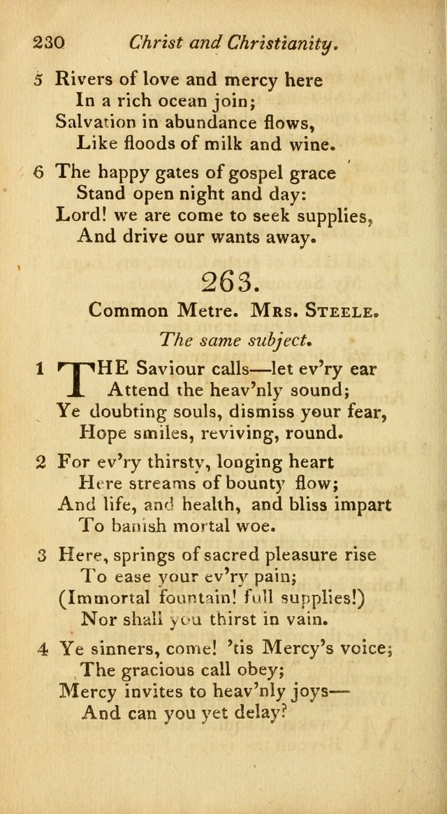 A Selection of Sacred Poetry: consisting of psalms and hymns from Watts, Doddridge, Merrick, Scott, Cowper, Barbauld, Steele, and others (2nd ed.) page 230