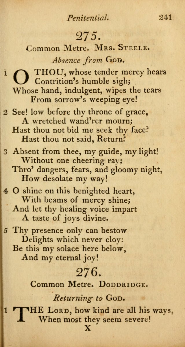 A Selection of Sacred Poetry: consisting of psalms and hymns from Watts, Doddridge, Merrick, Scott, Cowper, Barbauld, Steele, and others (2nd ed.) page 241