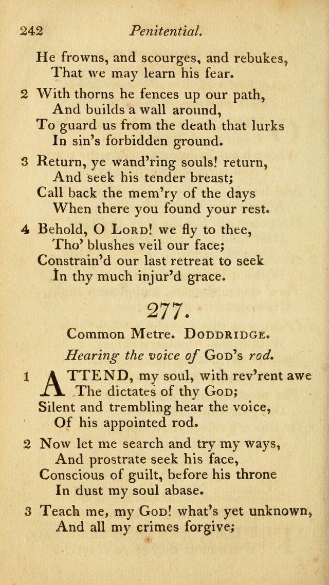 A Selection of Sacred Poetry: consisting of psalms and hymns from Watts, Doddridge, Merrick, Scott, Cowper, Barbauld, Steele, and others (2nd ed.) page 242