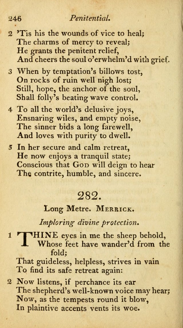 A Selection of Sacred Poetry: consisting of psalms and hymns from Watts, Doddridge, Merrick, Scott, Cowper, Barbauld, Steele, and others (2nd ed.) page 246