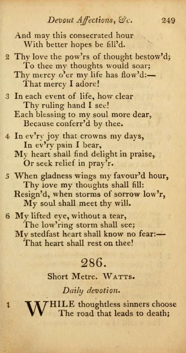 A Selection of Sacred Poetry: consisting of psalms and hymns from Watts, Doddridge, Merrick, Scott, Cowper, Barbauld, Steele, and others (2nd ed.) page 249