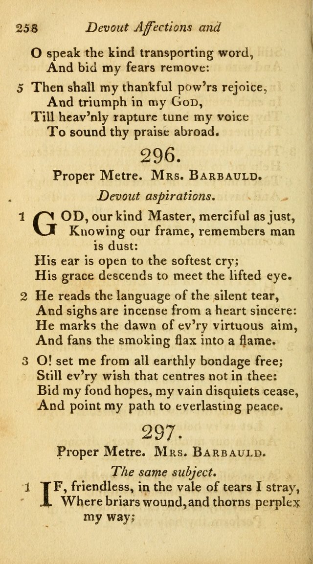 A Selection of Sacred Poetry: consisting of psalms and hymns from Watts, Doddridge, Merrick, Scott, Cowper, Barbauld, Steele, and others (2nd ed.) page 258