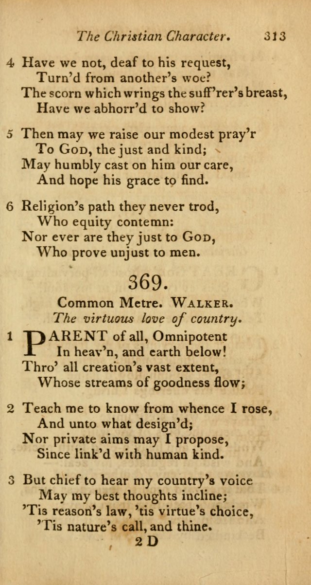 A Selection of Sacred Poetry: consisting of psalms and hymns from Watts, Doddridge, Merrick, Scott, Cowper, Barbauld, Steele, and others (2nd ed.) page 313