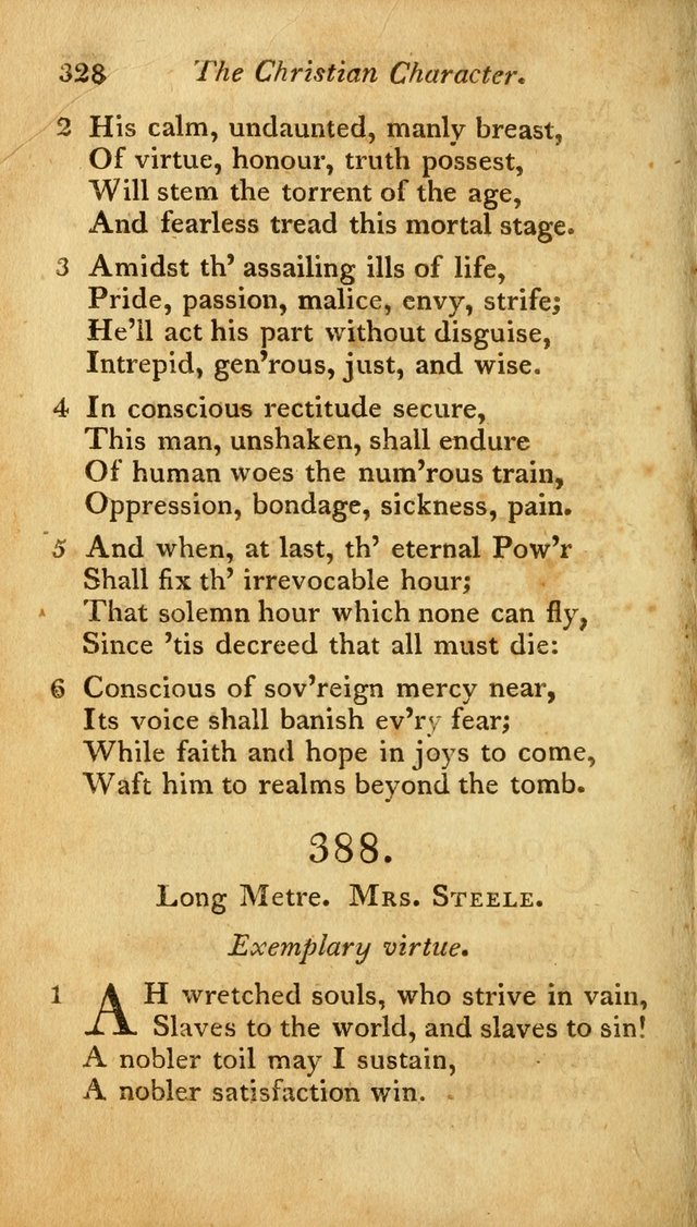 A Selection of Sacred Poetry: consisting of psalms and hymns from Watts, Doddridge, Merrick, Scott, Cowper, Barbauld, Steele, and others (2nd ed.) page 328