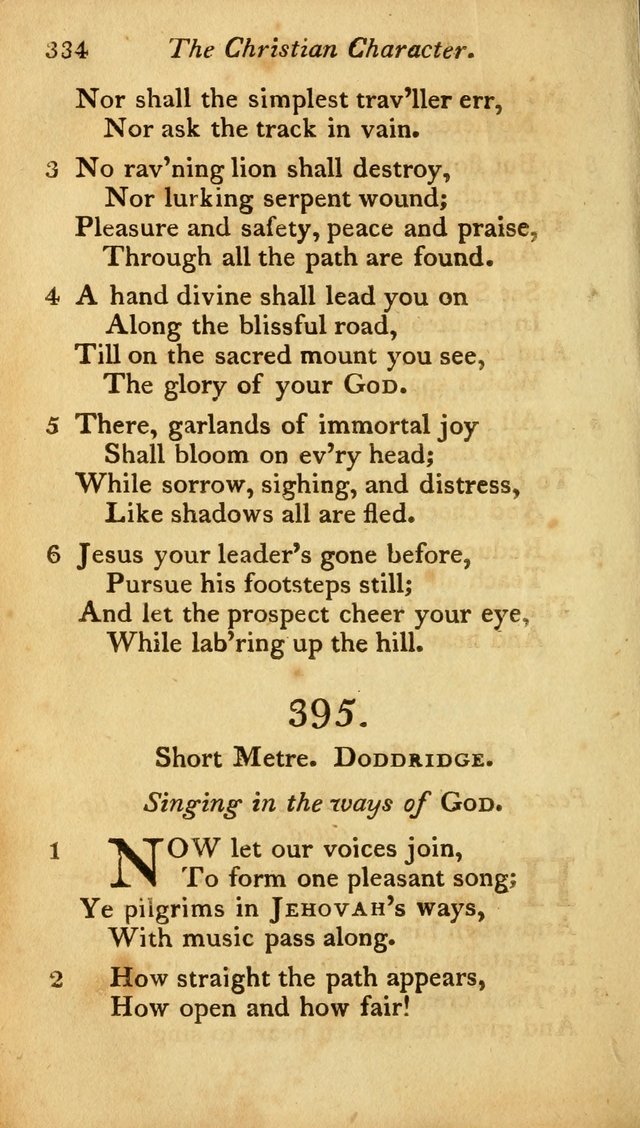 A Selection of Sacred Poetry: consisting of psalms and hymns from Watts, Doddridge, Merrick, Scott, Cowper, Barbauld, Steele, and others (2nd ed.) page 334