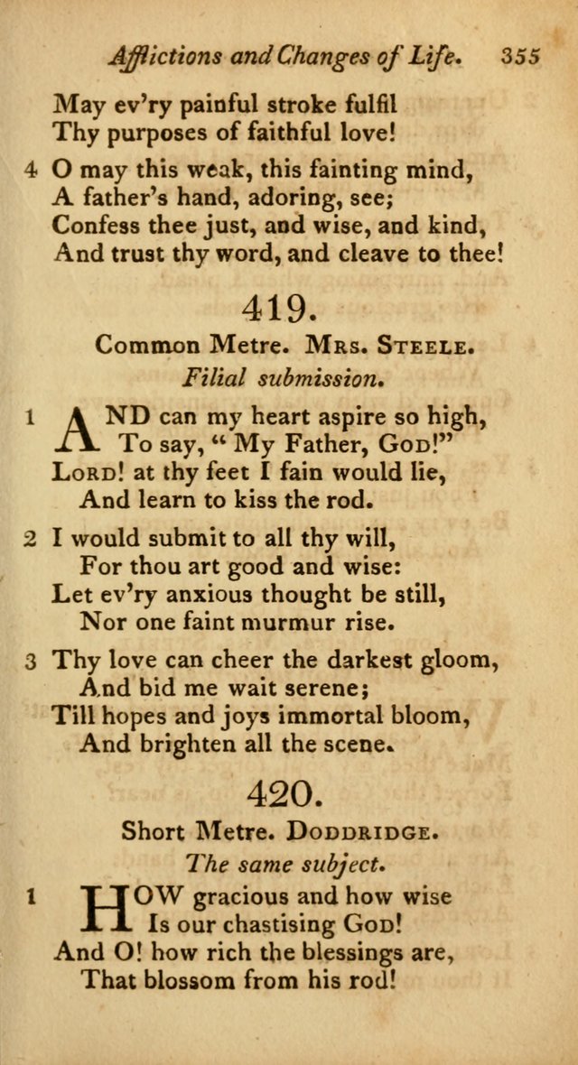 A Selection of Sacred Poetry: consisting of psalms and hymns from Watts, Doddridge, Merrick, Scott, Cowper, Barbauld, Steele, and others (2nd ed.) page 355