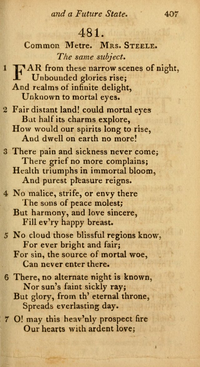 A Selection of Sacred Poetry: consisting of psalms and hymns from Watts, Doddridge, Merrick, Scott, Cowper, Barbauld, Steele, and others (2nd ed.) page 407