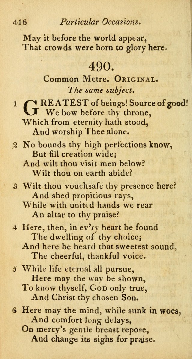 A Selection of Sacred Poetry: consisting of psalms and hymns from Watts, Doddridge, Merrick, Scott, Cowper, Barbauld, Steele, and others (2nd ed.) page 418