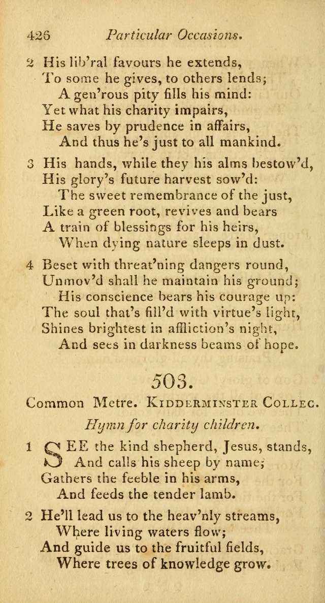 A Selection of Sacred Poetry: consisting of psalms and hymns from Watts, Doddridge, Merrick, Scott, Cowper, Barbauld, Steele, and others (2nd ed.) page 428