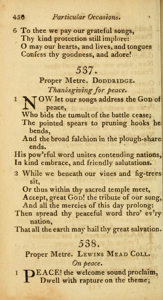 A Selection of Sacred Poetry: consisting of psalms and hymns from Watts, Doddridge, Merrick, Scott, Cowper, Barbauld, Steele, and others (2nd ed.) page 458