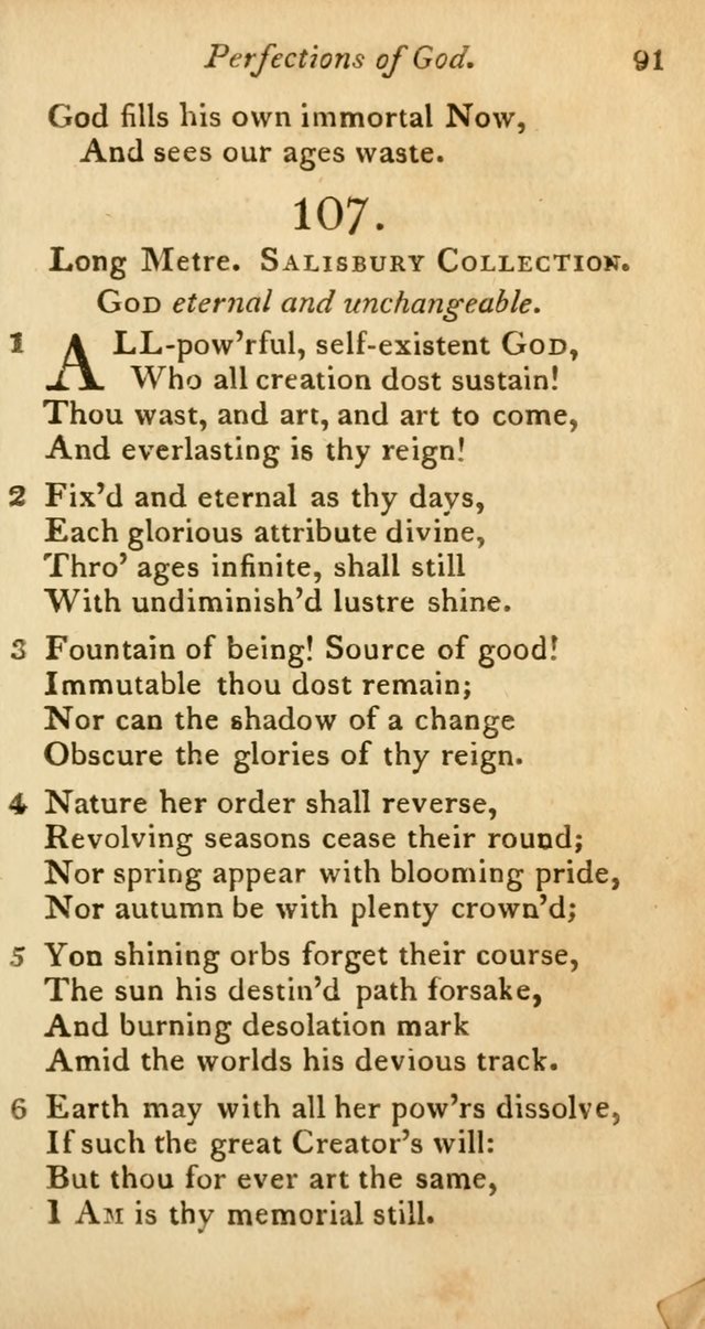 A Selection of Sacred Poetry: consisting of psalms and hymns from Watts, Doddridge, Merrick, Scott, Cowper, Barbauld, Steele, and others (2nd ed.) page 91