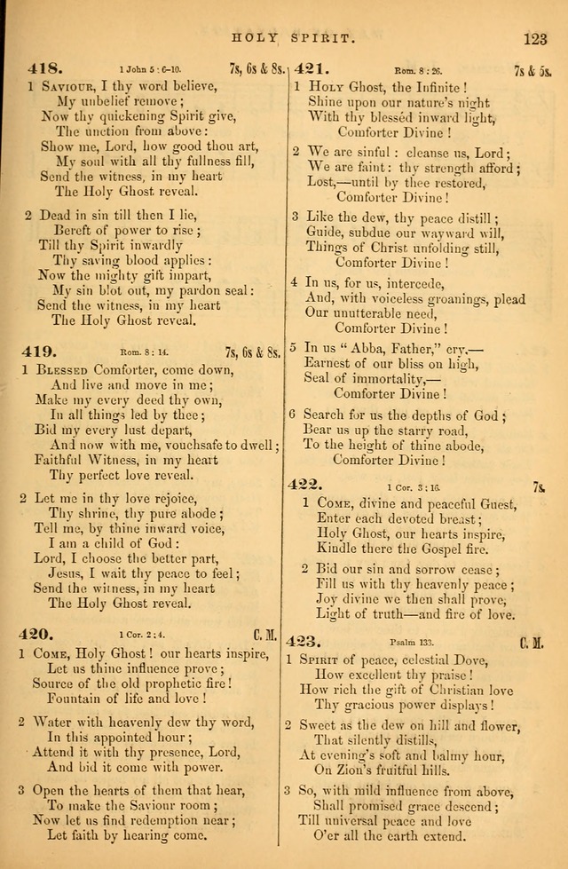 Songs for the Sanctuary; or Psalms and Hymns for Christian Worship (Baptist Ed.) page 124