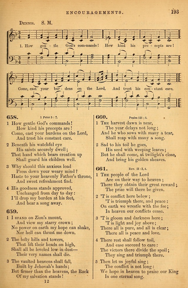 Songs for the Sanctuary; or Psalms and Hymns for Christian Worship (Baptist Ed.) page 194
