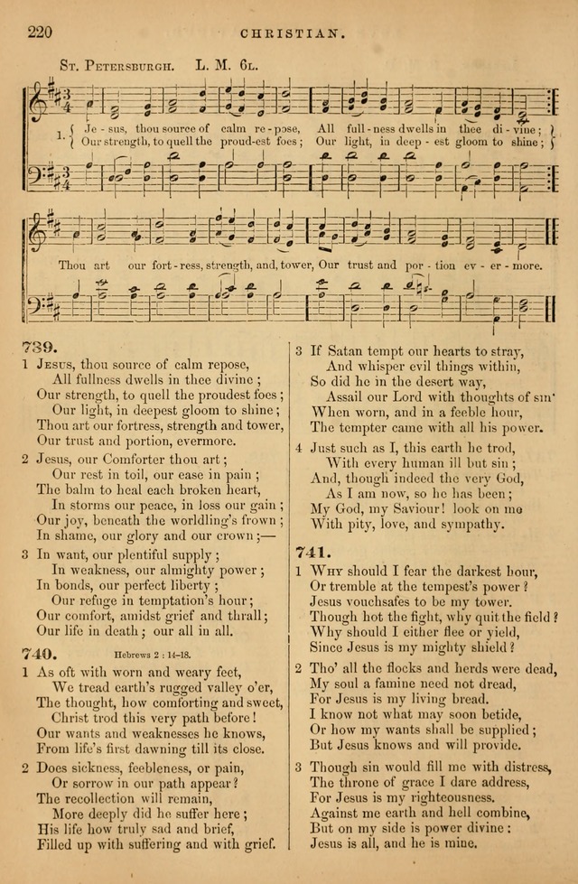 Songs for the Sanctuary; or Psalms and Hymns for Christian Worship (Baptist Ed.) page 221