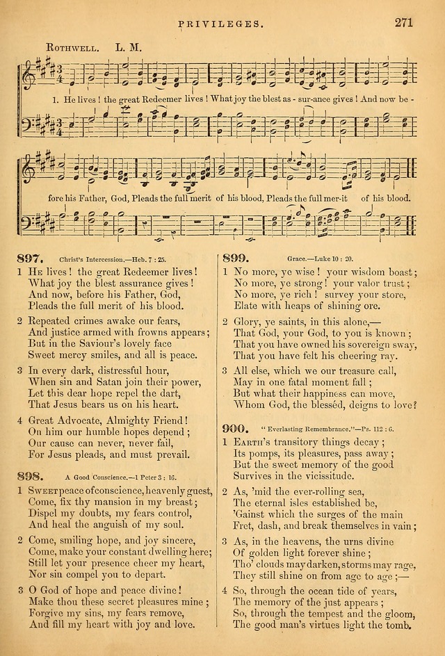 Songs for the Sanctuary; or Psalms and Hymns for Christian Worship (Baptist Ed.) page 272