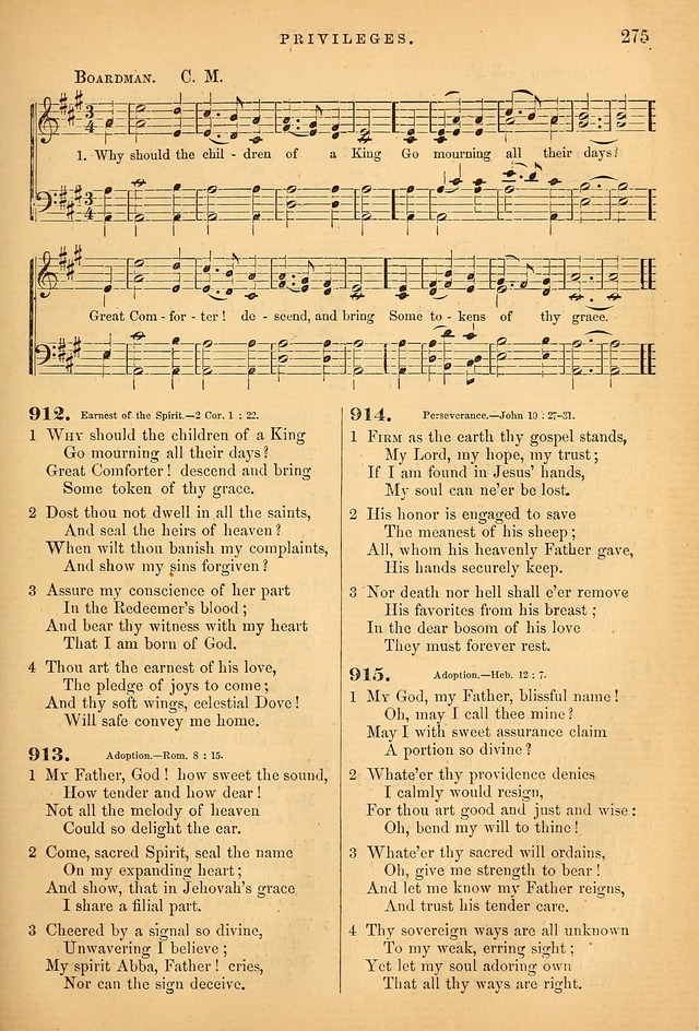 Songs for the Sanctuary; or Psalms and Hymns for Christian Worship (Baptist Ed.) page 276