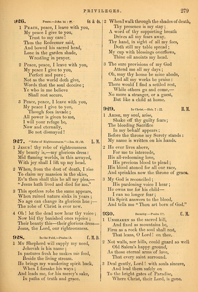 Songs for the Sanctuary; or Psalms and Hymns for Christian Worship (Baptist Ed.) page 280