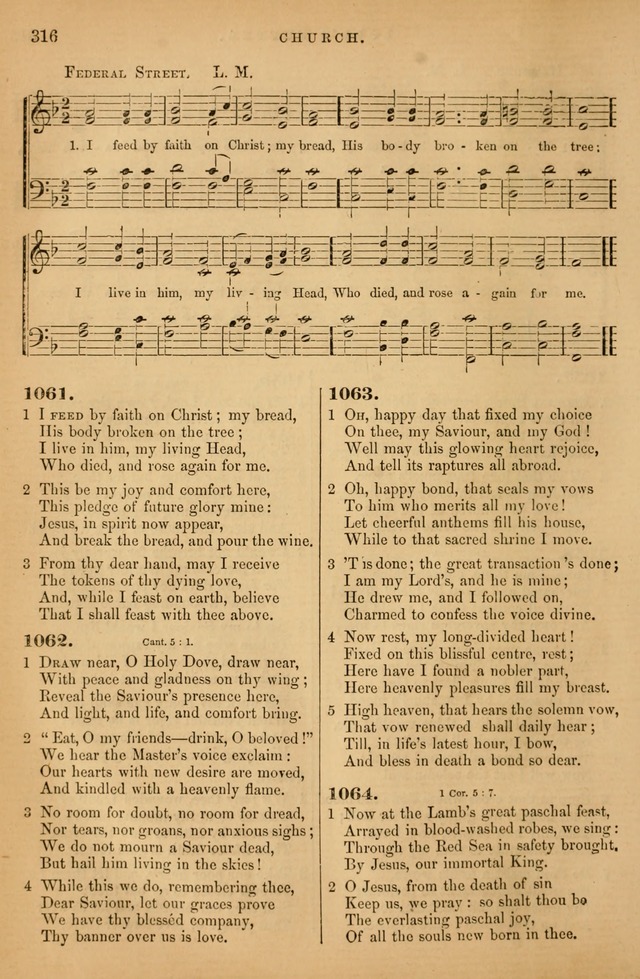 Songs for the Sanctuary; or Psalms and Hymns for Christian Worship (Baptist Ed.) page 317