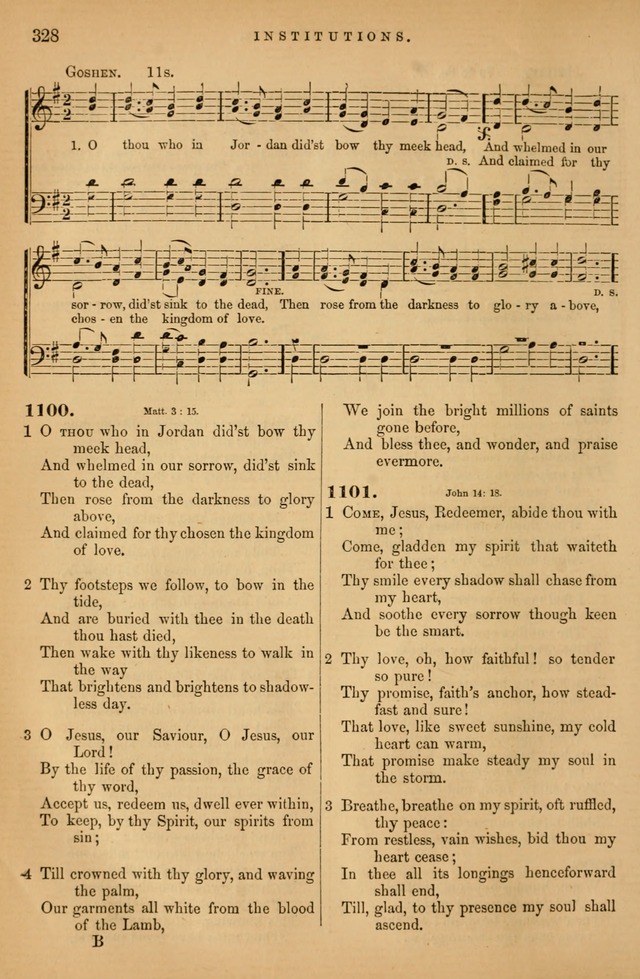 Songs for the Sanctuary; or Psalms and Hymns for Christian Worship (Baptist Ed.) page 329