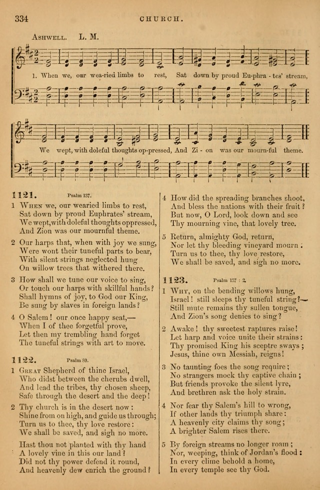 Songs for the Sanctuary; or Psalms and Hymns for Christian Worship (Baptist Ed.) page 335