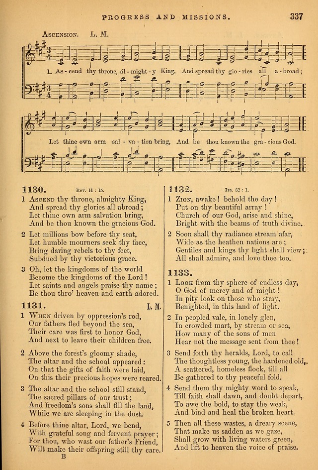 Songs for the Sanctuary; or Psalms and Hymns for Christian Worship (Baptist Ed.) page 338