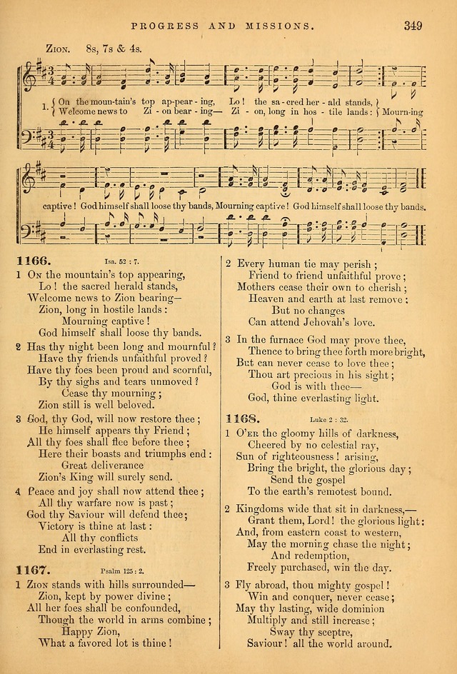 Songs for the Sanctuary; or Psalms and Hymns for Christian Worship (Baptist Ed.) page 350