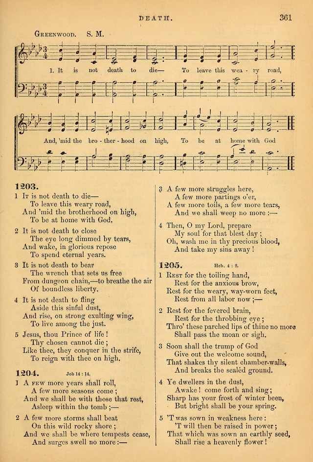Songs for the Sanctuary; or Psalms and Hymns for Christian Worship (Baptist Ed.) page 362