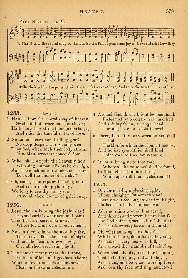 Songs for the Sanctuary; or Psalms and Hymns for Christian Worship (Baptist Ed.) page 380