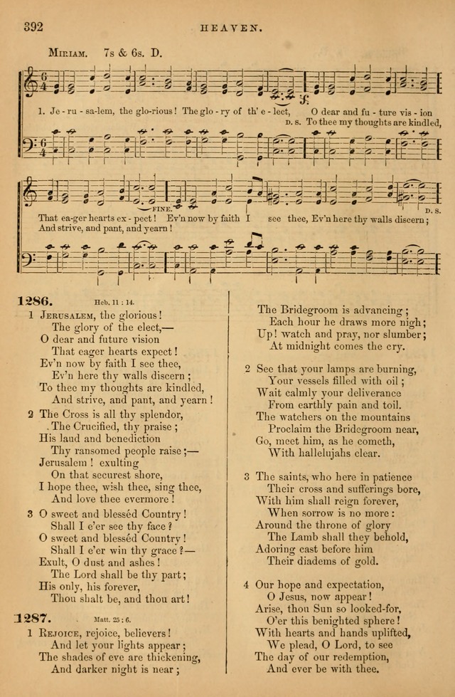 Songs for the Sanctuary; or Psalms and Hymns for Christian Worship (Baptist Ed.) page 393