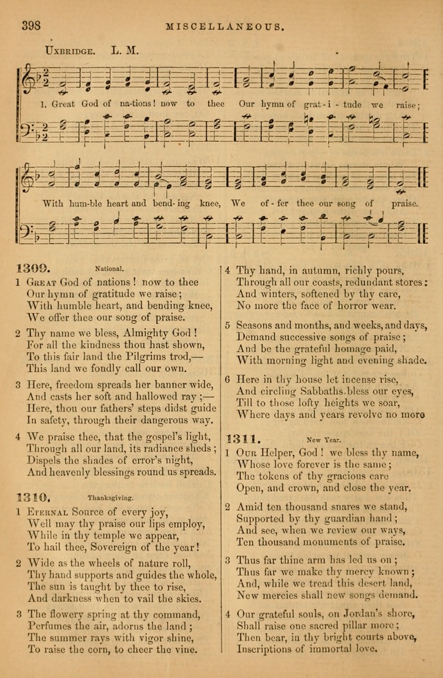 Songs for the Sanctuary; or Psalms and Hymns for Christian Worship (Baptist Ed.) page 399