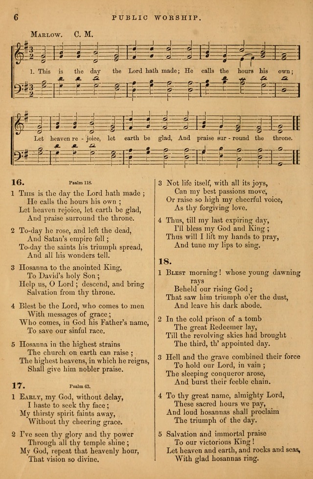 Songs for the Sanctuary; or Psalms and Hymns for Christian Worship (Baptist Ed.) page 7
