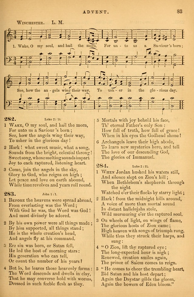 Songs for the Sanctuary; or Psalms and Hymns for Christian Worship (Baptist Ed.) page 84