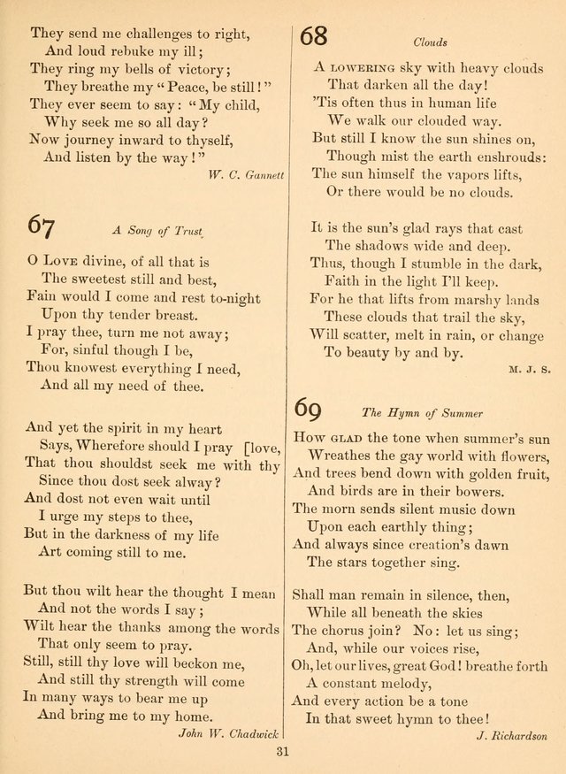 Sacred Songs For Public Worship: a hymn and tune book page 31