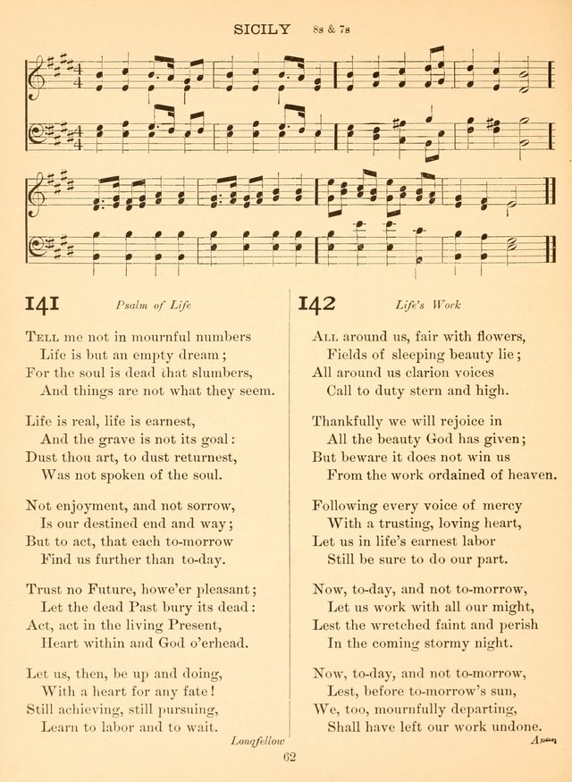 Sacred Songs For Public Worship: a hymn and tune book page 62