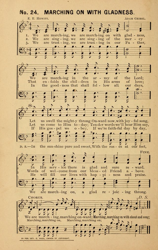Sunshine: songs for Sunday schools page 24