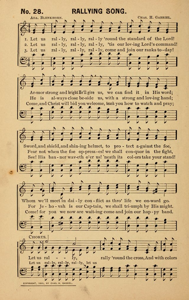 Sunshine: songs for Sunday schools page 28