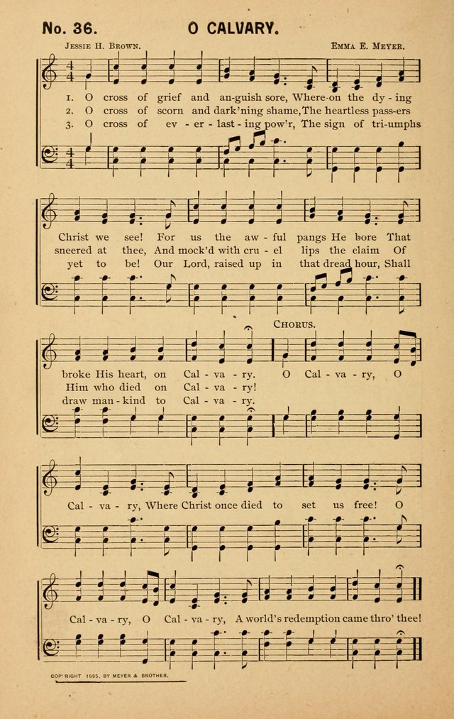 Sunshine: songs for Sunday schools page 36