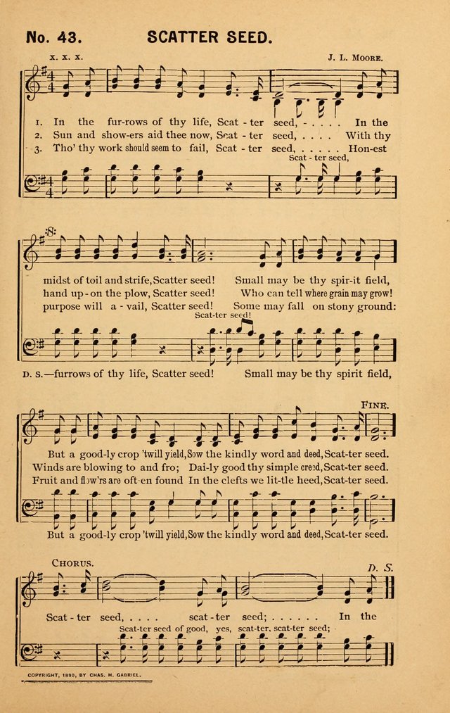 Sunshine: songs for Sunday schools page 43