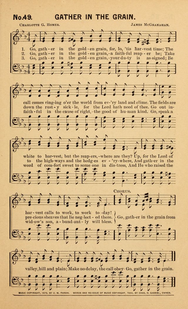 Sunshine: songs for Sunday schools page 49