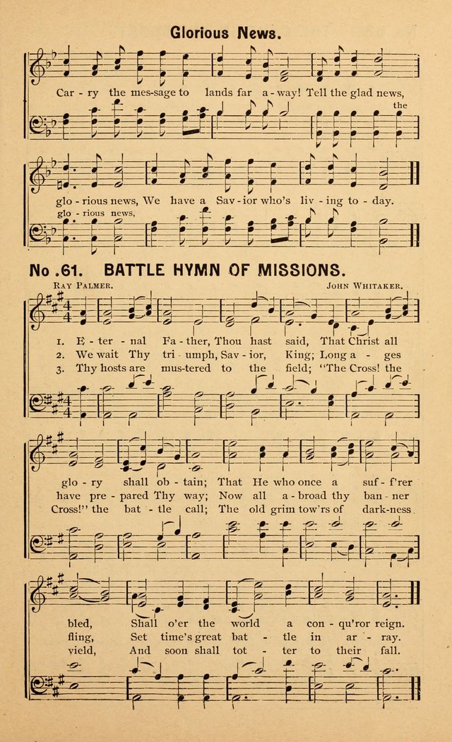 Sunshine: songs for Sunday schools page 61