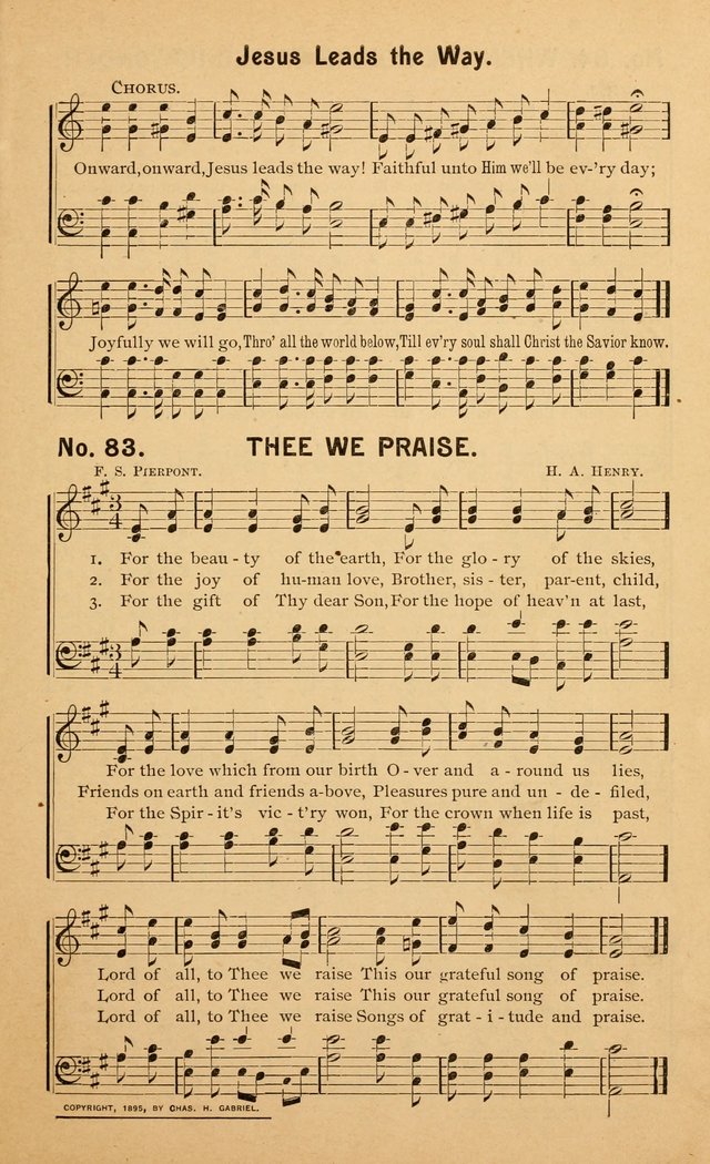 Sunshine: songs for Sunday schools page 83