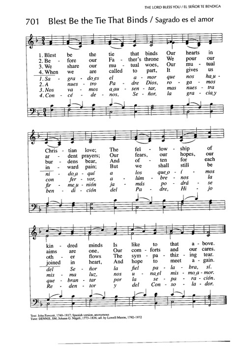 Santo, Santo, Santo: cantos para el pueblo de Dios = Holy, Holy, Holy: songs for the people of God page 1062
