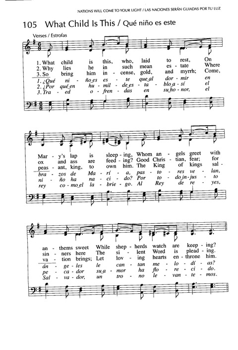 Santo, Santo, Santo: cantos para el pueblo de Dios = Holy, Holy, Holy: songs for the people of God page 165